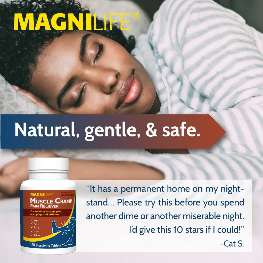 Homeopathic Muscle Cramp Relief Tablets – 125 Quick-Dissolve Count