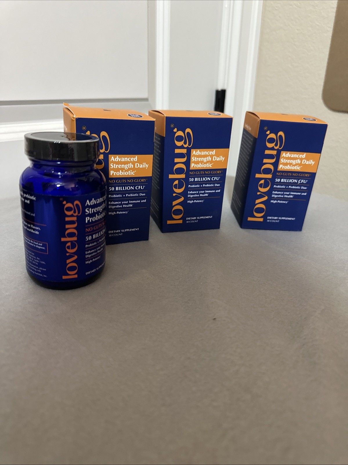 Love Bug Advanced Strength Probiotics 50 Billion CFU Capsules 30 Count