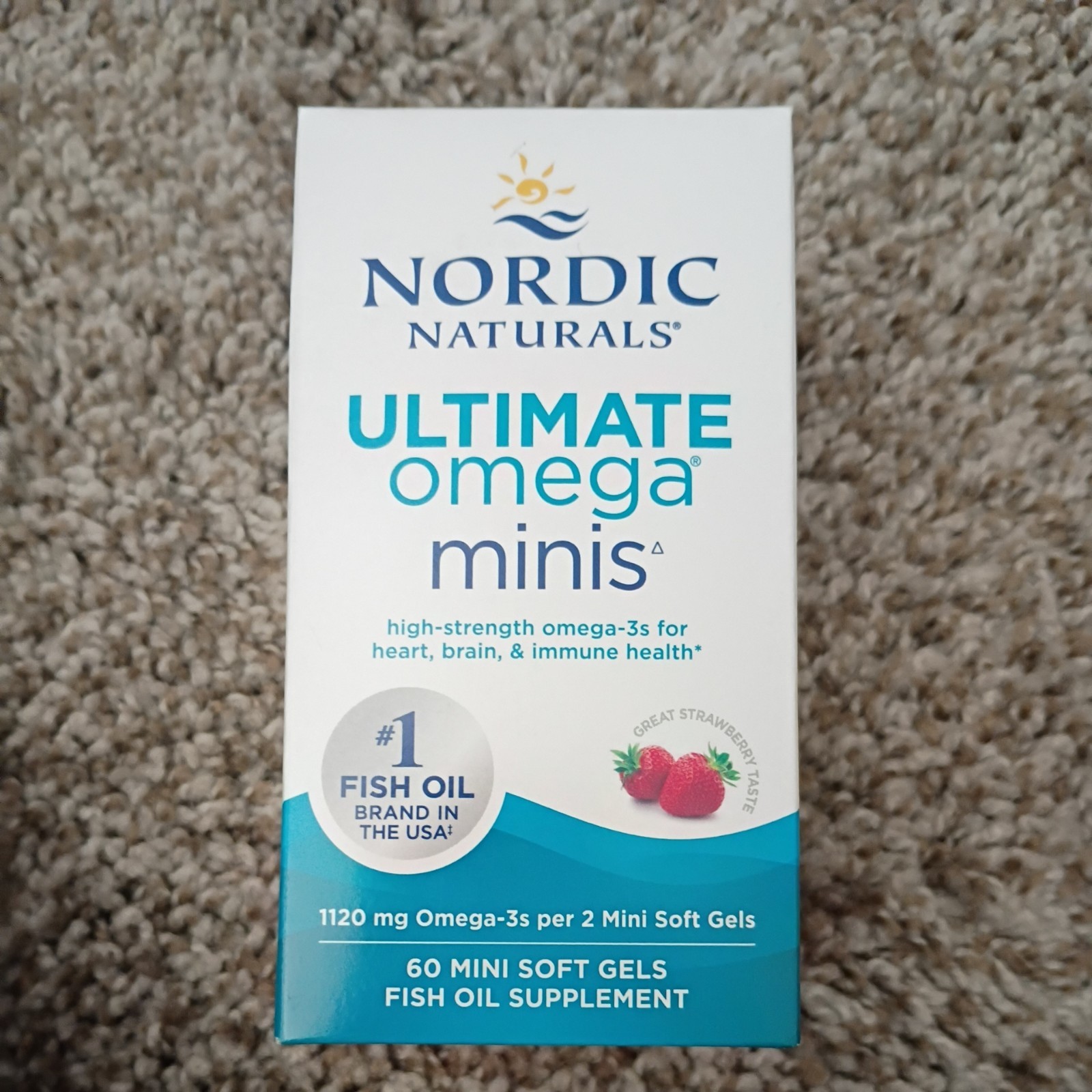 Nordic Naturals Ultimate Omega Minis 60 Mini Gels 1120mg – Exp: 2028