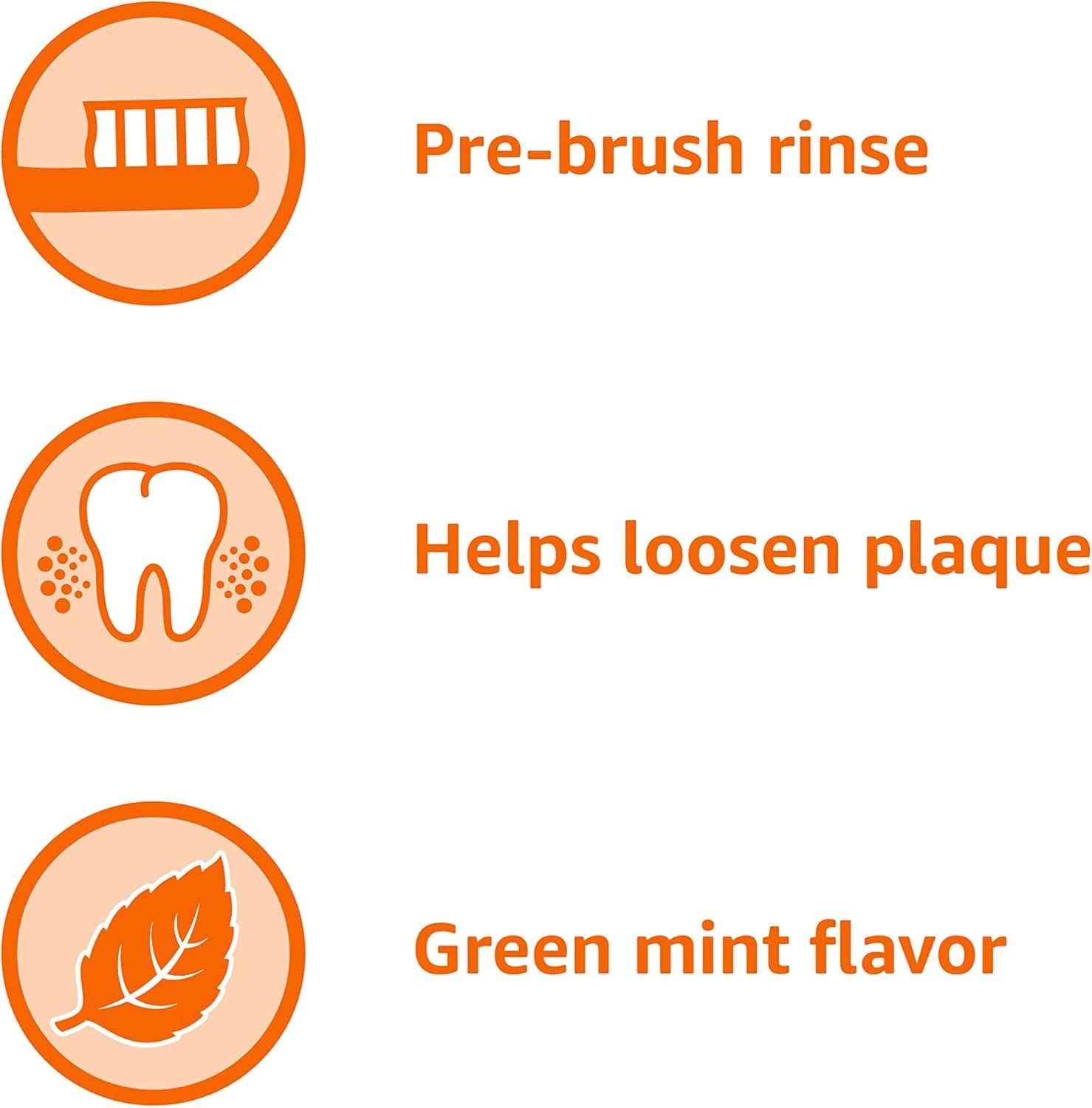 Amazon Basics Pre-Brush Dental Rinse, Green Mint, 24 24 Ounce (Pack of 1)