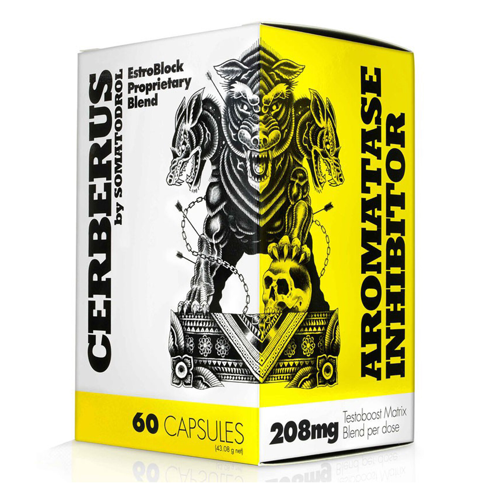 CERBERUS – PREMIUM Testosterone Booster & Estrogen Blocker – Muscle Mass Builder