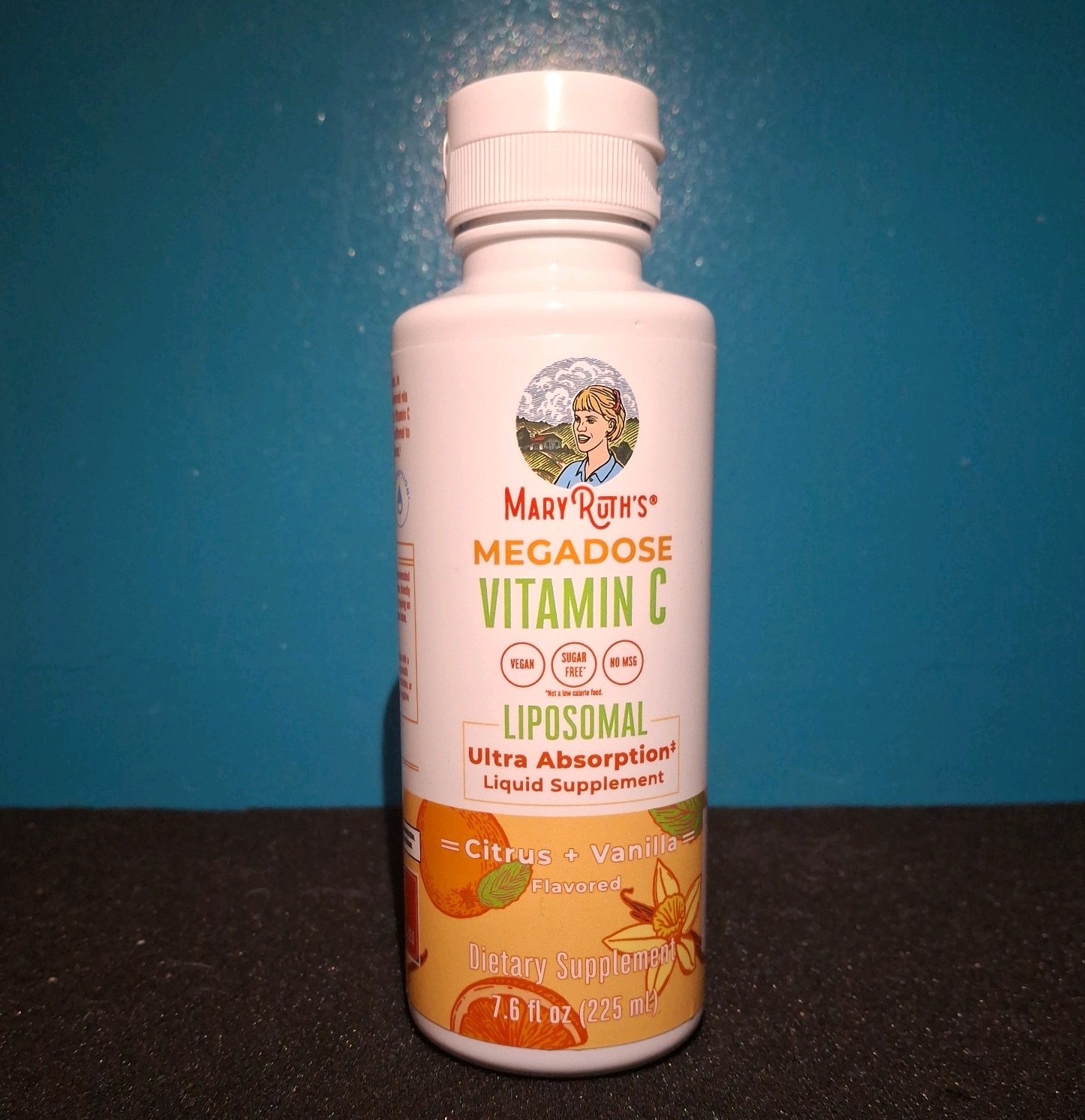 MaryRuth’s Megadose Vitamin C Liposomal Citrus + Vanilla Sealed Exp. 12/2027