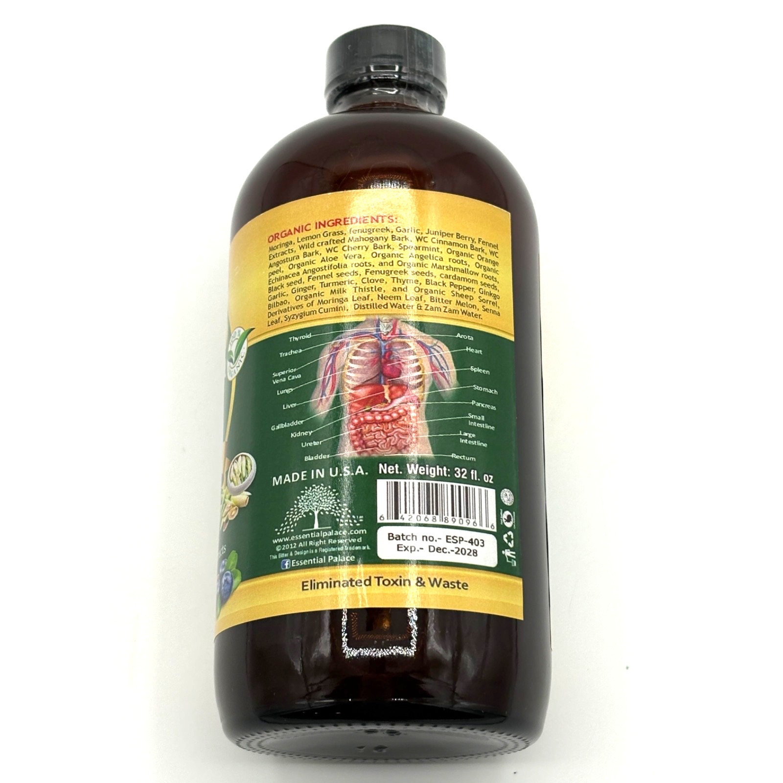 Moringa Detox Living Bitter – Weight Loss & Energy Boost Herbal Tonic 5 In 1
