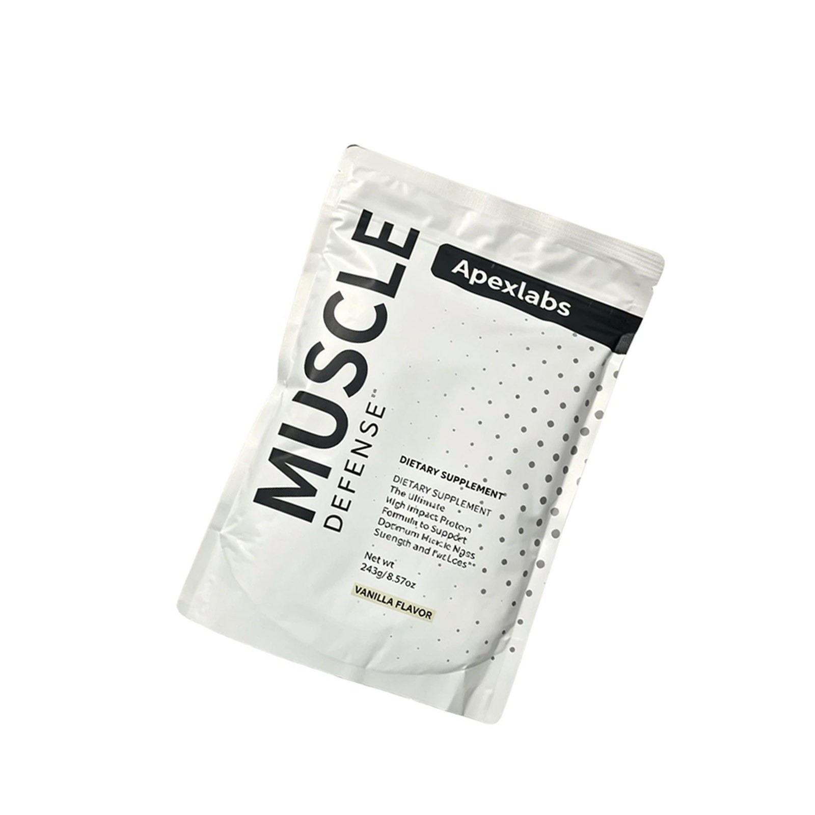 NEW ! Apex Labs Muscle Defense Dietary Supplement, Vanilla – 8.57 oz