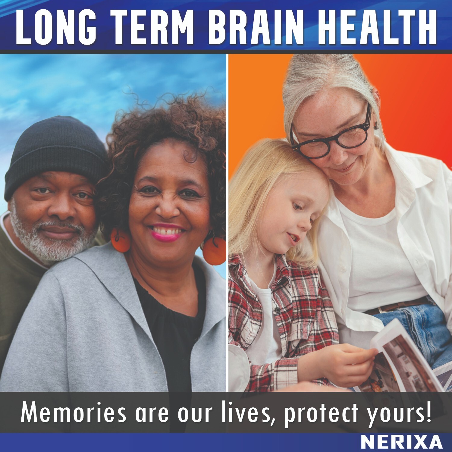 NERIXA Memory Brain Support – Memory, Mental clarity, concentration, focus