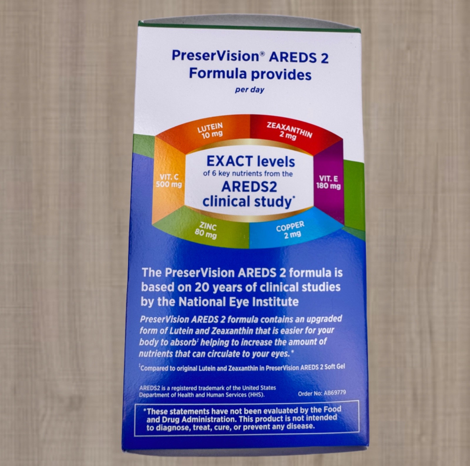 Preservision AREDS 2 210 Count Eye Vitamin Mini Soft Gels Antioxidant Supplement