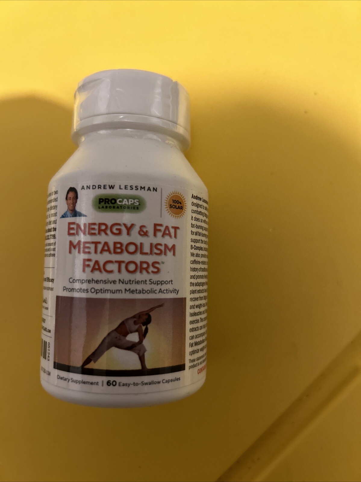 Andrew Lessman Energy & Fat Metabolism Factors 60 capsules Exp 11/30/25