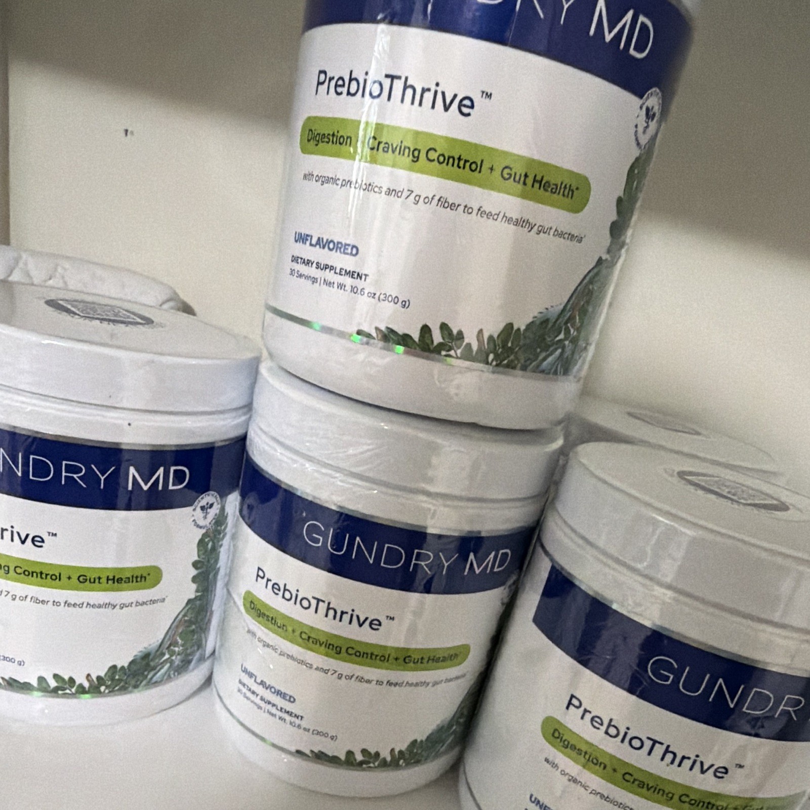 Gundry MD PrebioThrive Unflavored Prebiotic Powder 10.6 o
