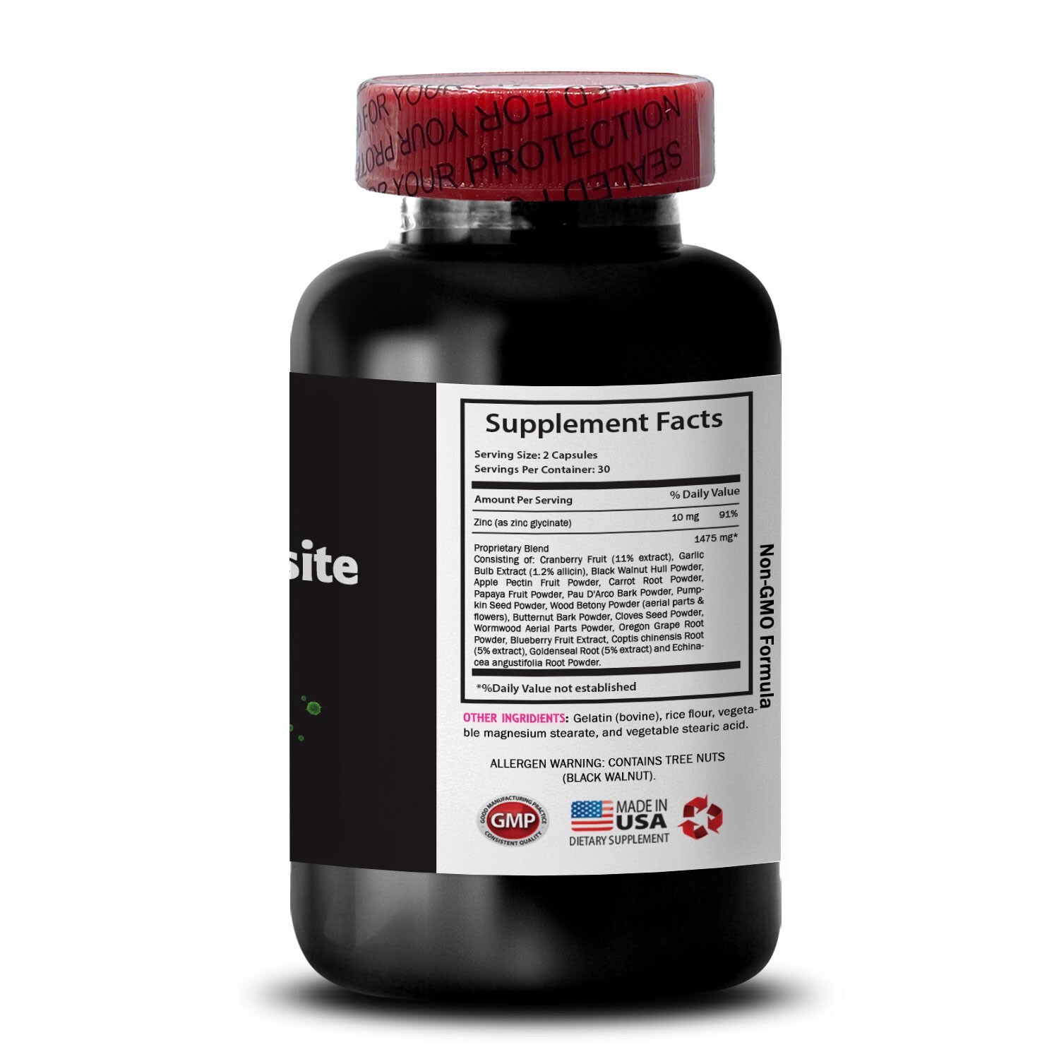 Internal Refresh – ANTI-PARASITE COMPLEX – Botanical Purity 1 Bottle 60 Capsules