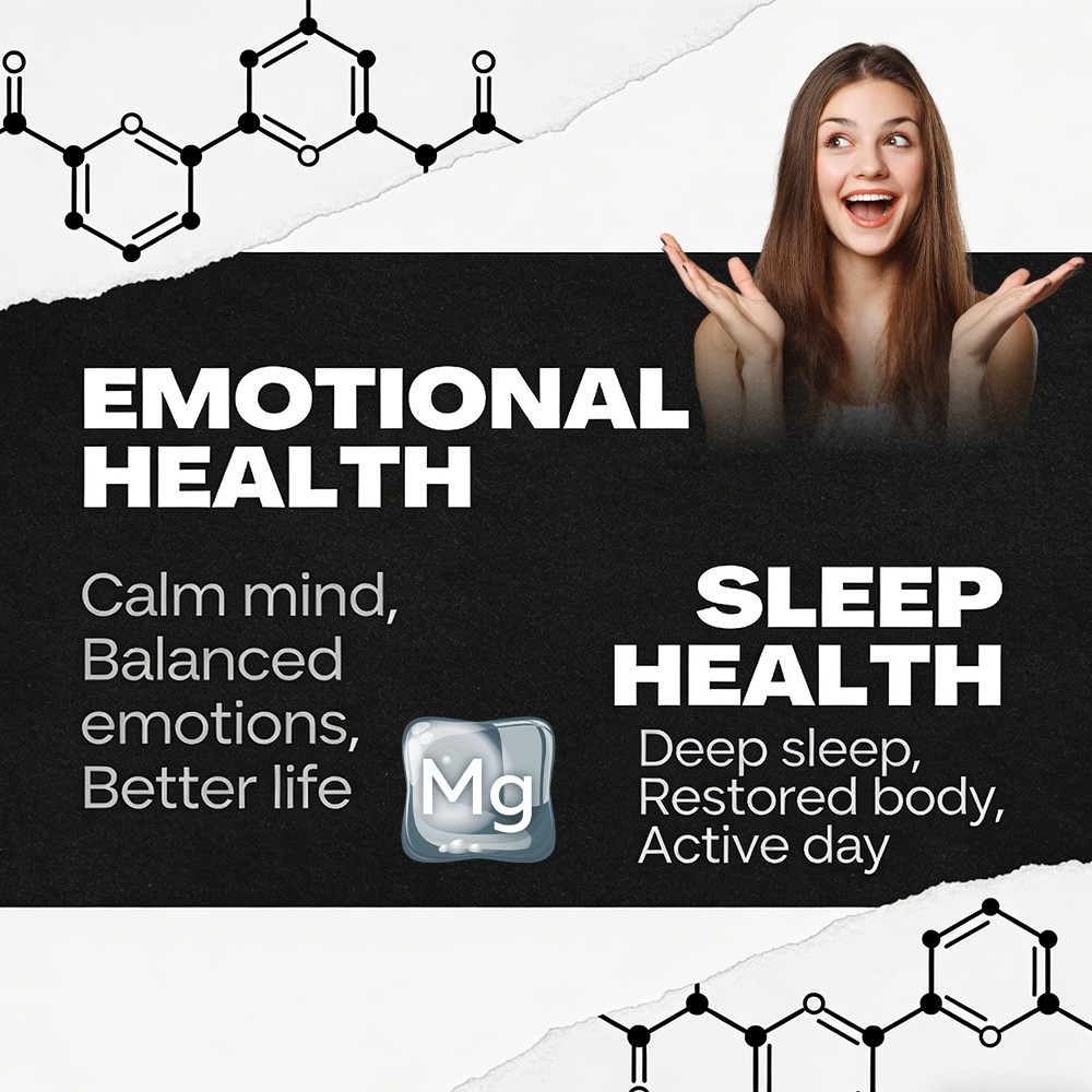 Magnesium Complex 7-In-1 Formula,120 Caps Supports Emotional,Heart,Muscle Health