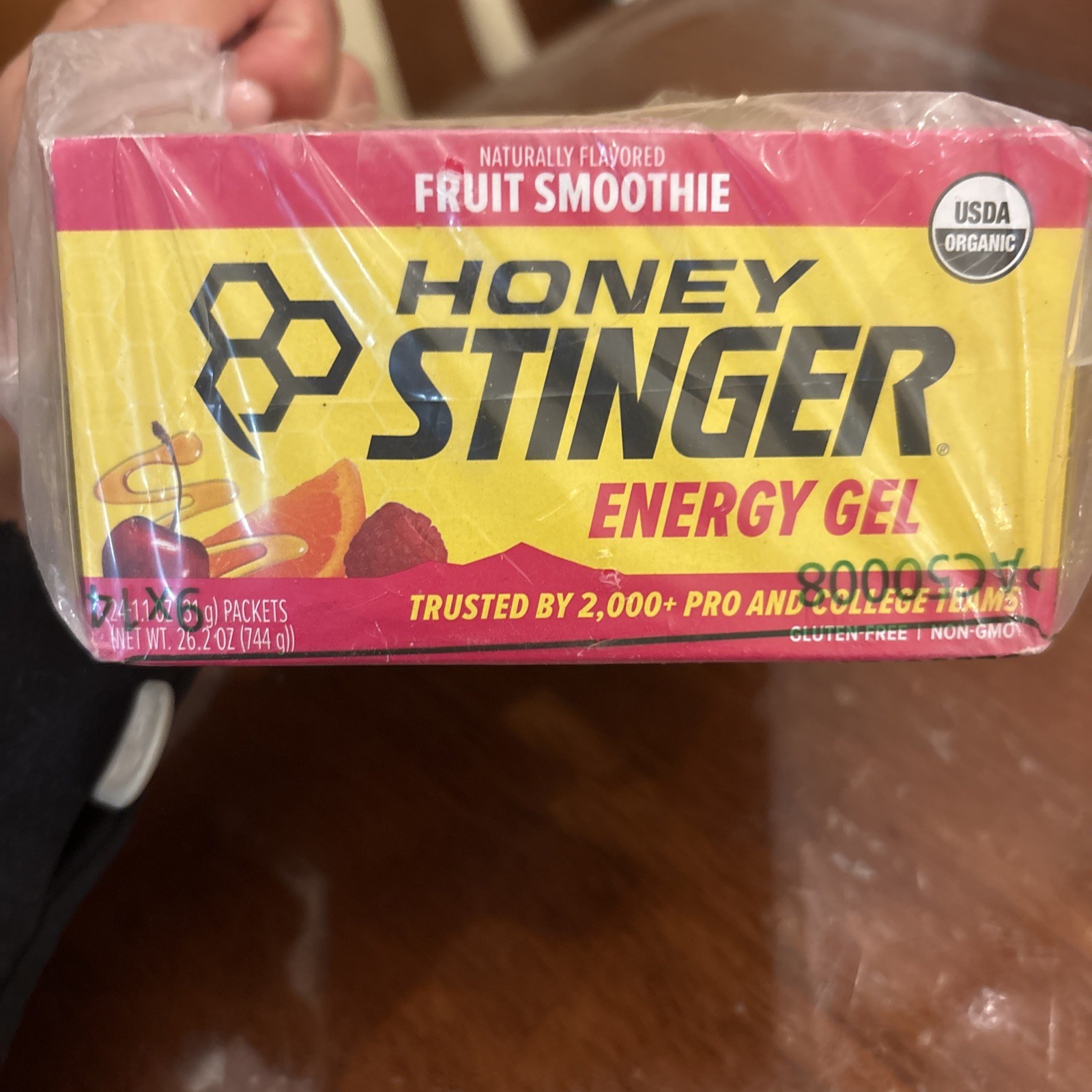 Honey Stinger Organic Energy Gel 24 Pack Fruit Smoothie 2026 USA FAST SHIPPING