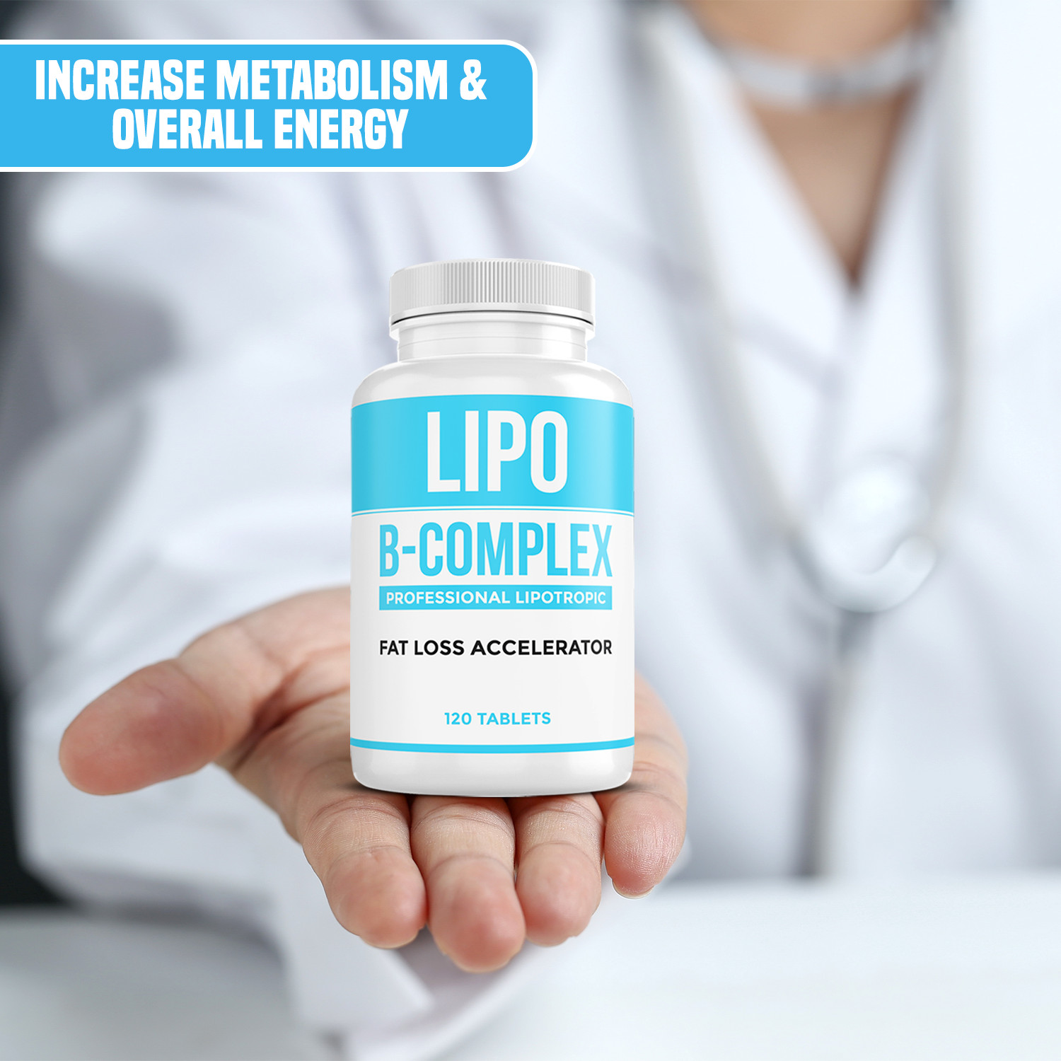 Lipo B-Complex Lipotrophic Lipo BC 120 Fat Burner Weight Loss ES Global Brands