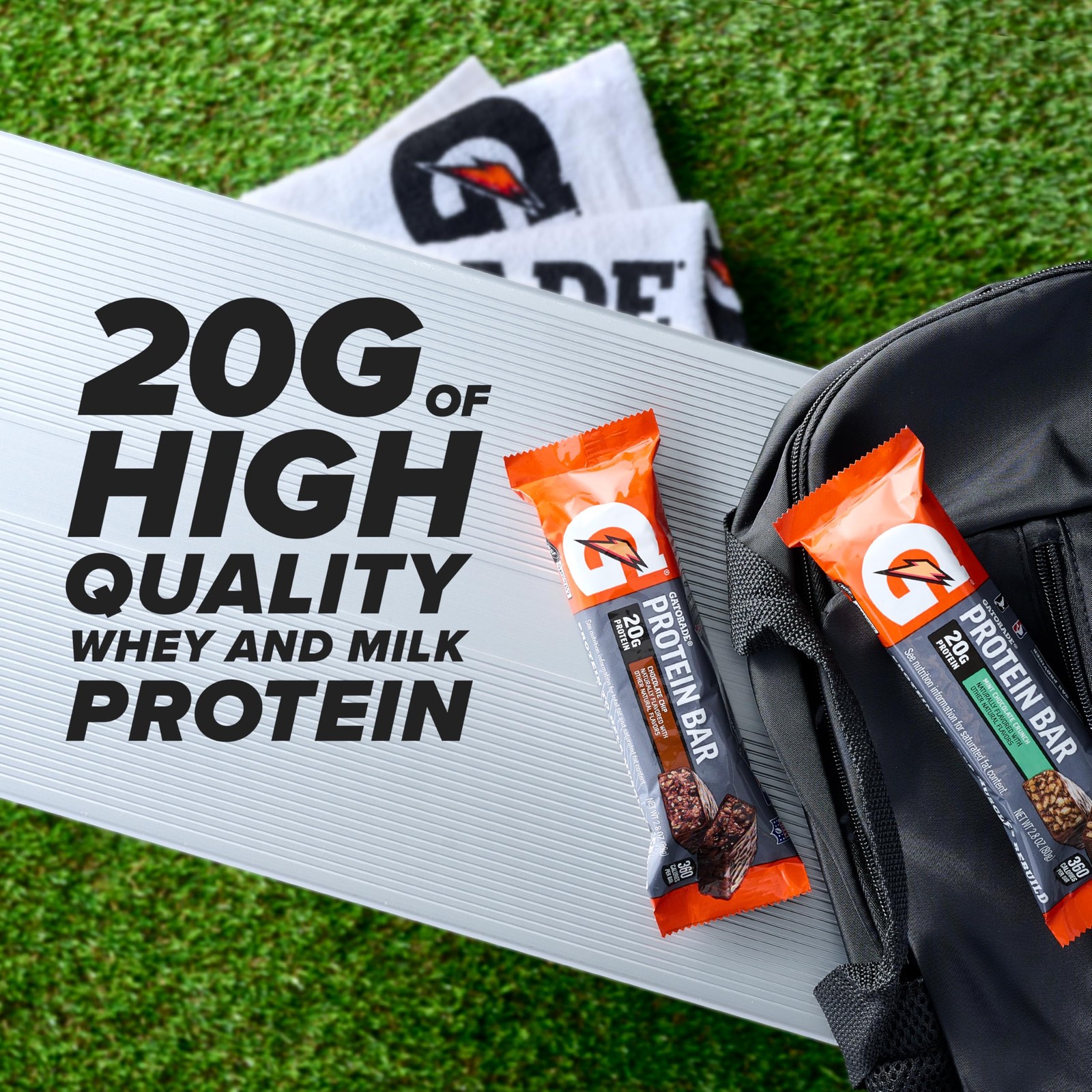 Gatorade Whey Protein Recover Bars, S’mores, 12 2.8 Ounce (Pack of 12)