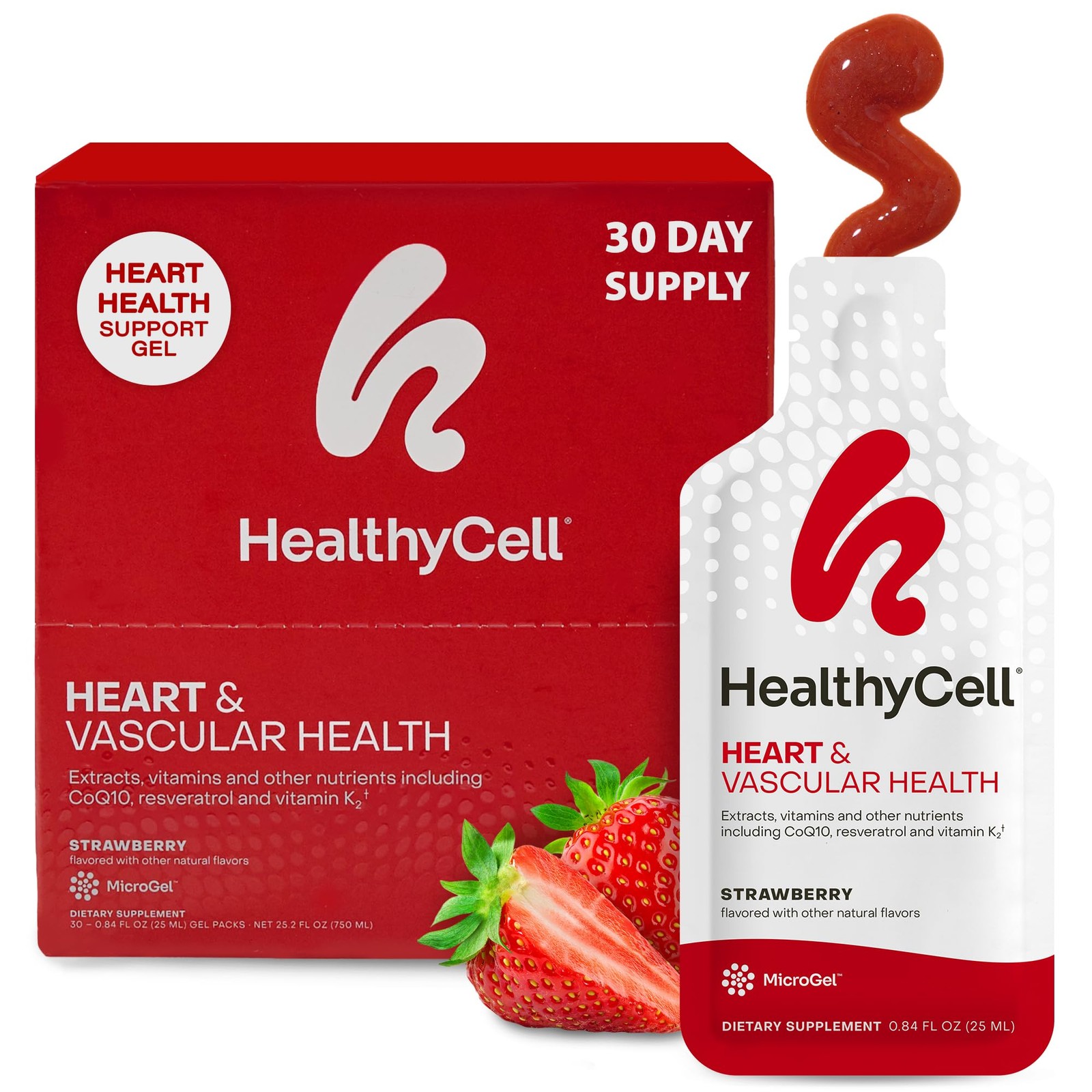 Heart & Vascular Health Daily Liquid Supplement – Cardiovascular Support with…
