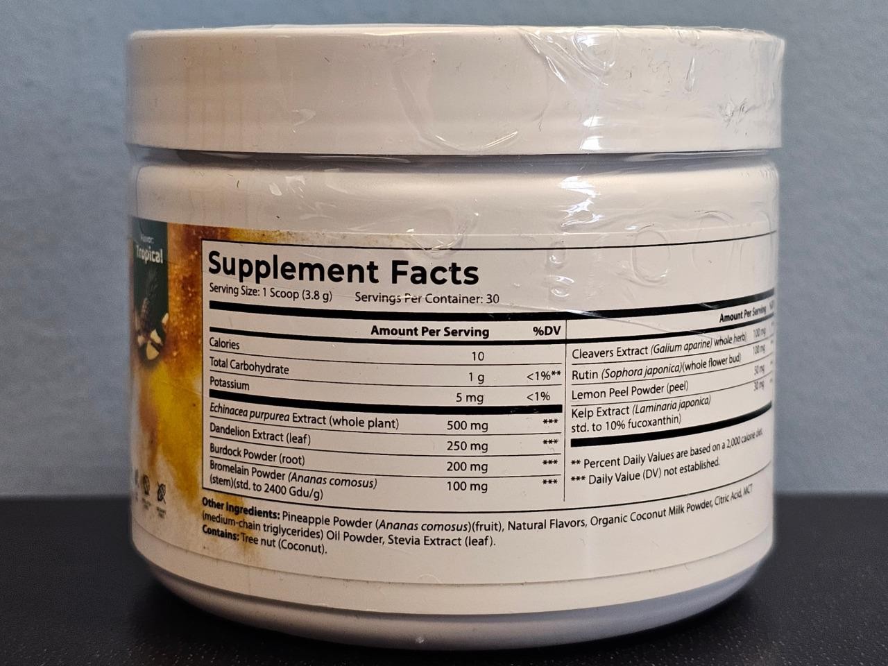 Nature’s Blast Lymph Go Tropical Flavor 4.05 oz – New / Sealed! Exp 4/2027
