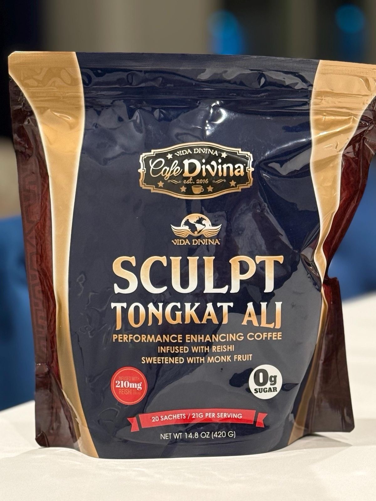 Vida Divina Caffe 1 bag Sculp TongkatAli Performance Enhacing 100% Organi Coffe