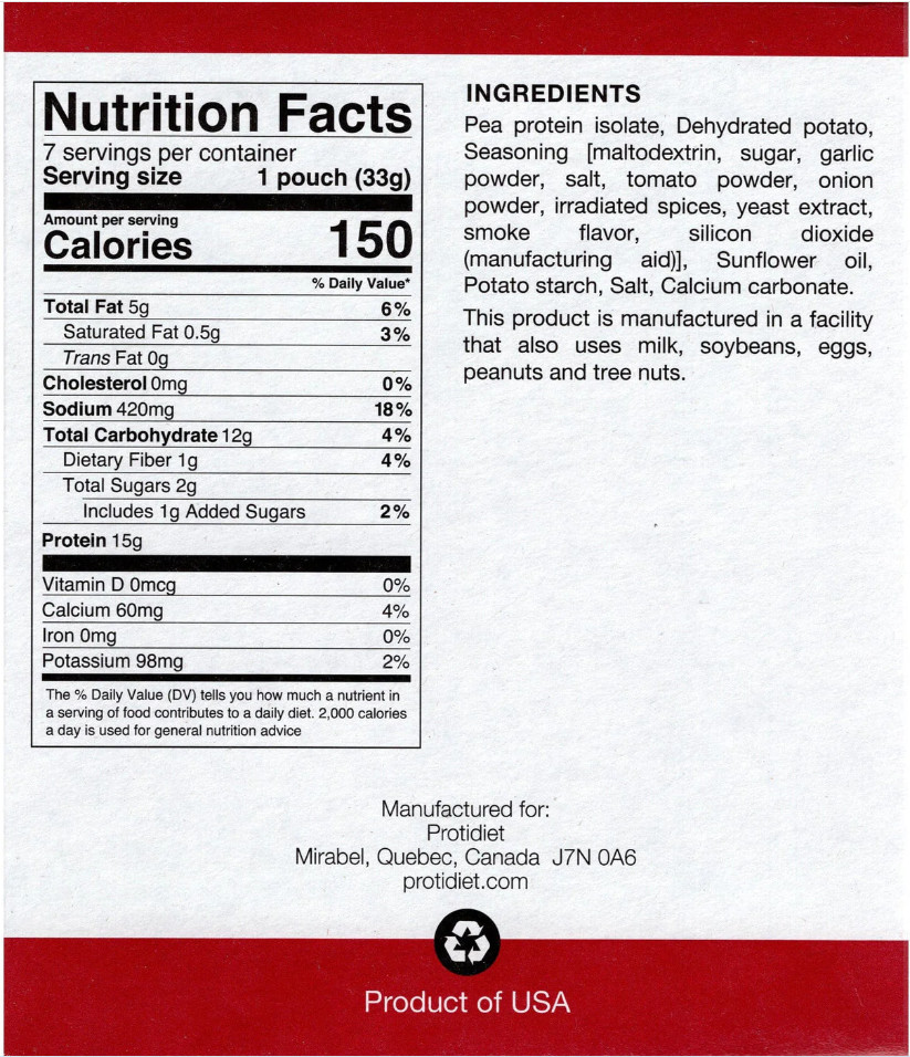 Proti Diet Protein Barbecue Crisps Box