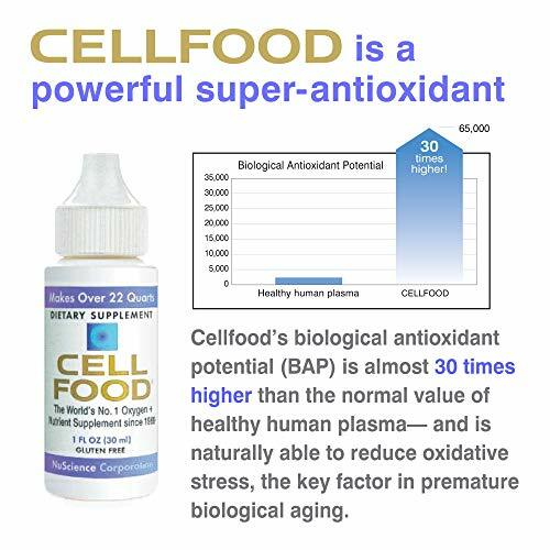 OXYGEN + NUTRIENT SUPPLEMENT Liquid Concentrate Supports Immune System CELLFOOD