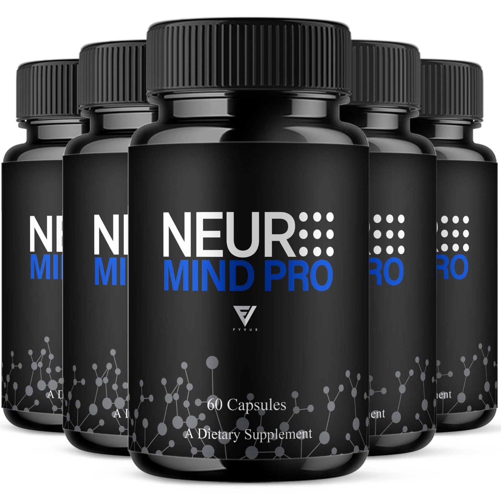 (5 Pack) Neuro Mind Pro Pills, NeuroMindPro Brain Health Formula (300 Capsules)