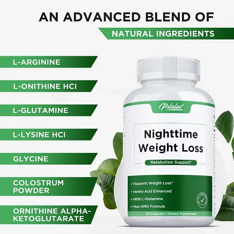 Nighttime Weight Loss 120pcs – Appetite Suppressant, Digestion,Weight Management
