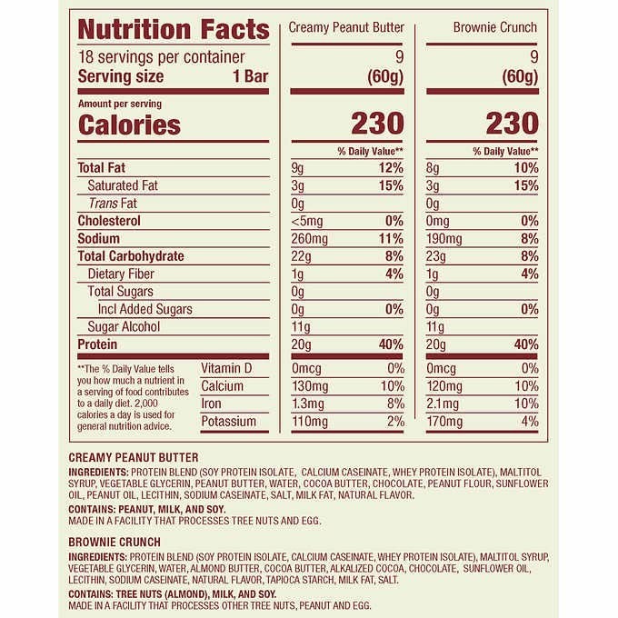 2-PACK think! High Protein Bar Variety 18 x 2.1 Oz bars each box