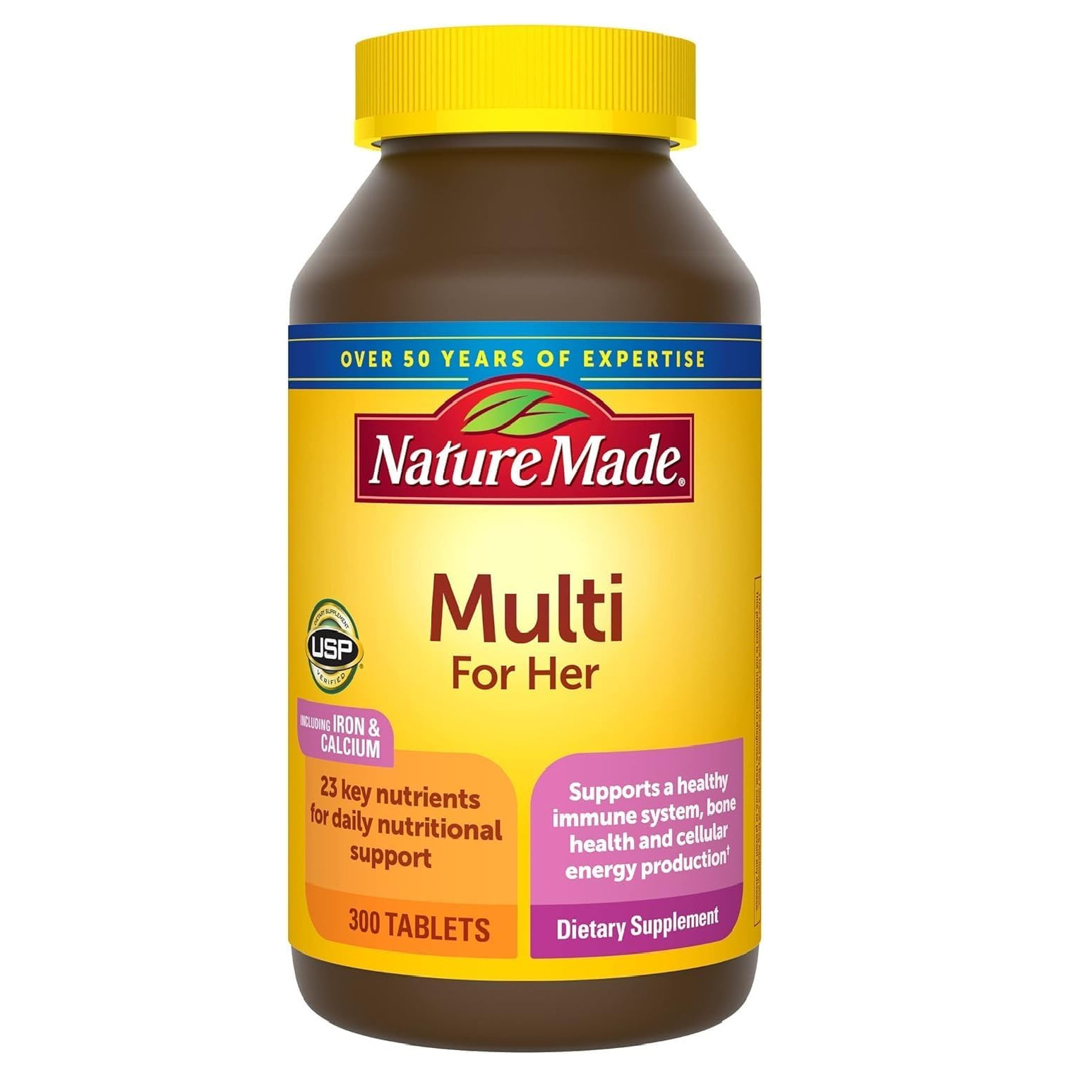 Nature Made Multivitamin for Her, Multivitamins for Women, Daily Nutritional Sup