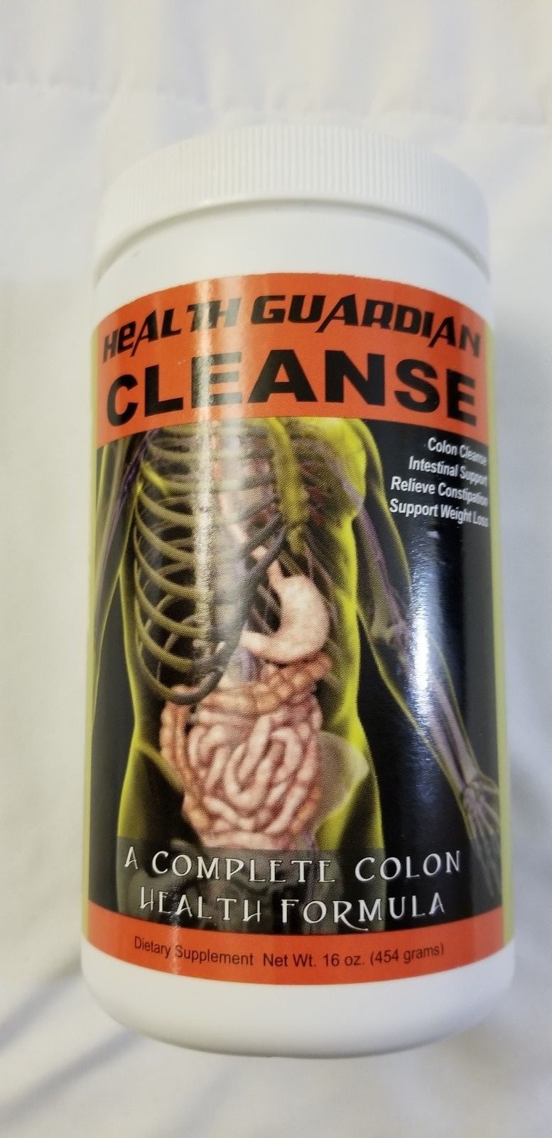 Health Guardian CLEANSE Intestinal Support Colon Cleanse Orange 32 servings