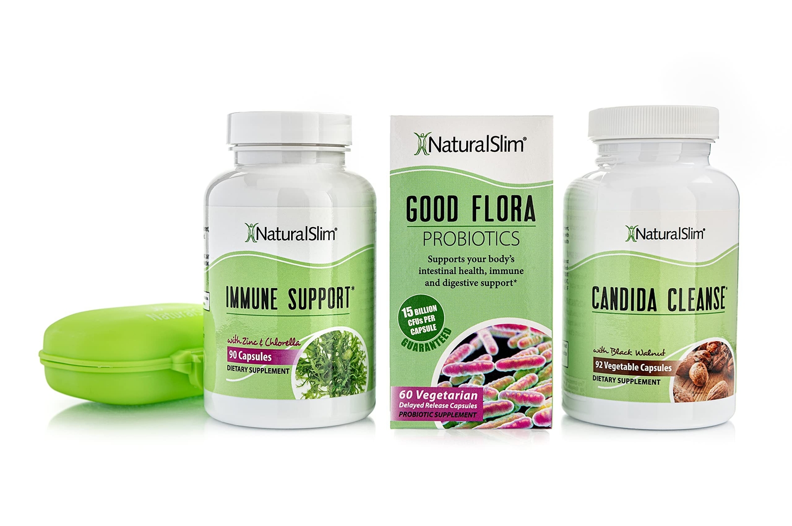 NaturalSlim Candiseptic Kit – Candida Cleanse & Support, Candida Albicans Detox