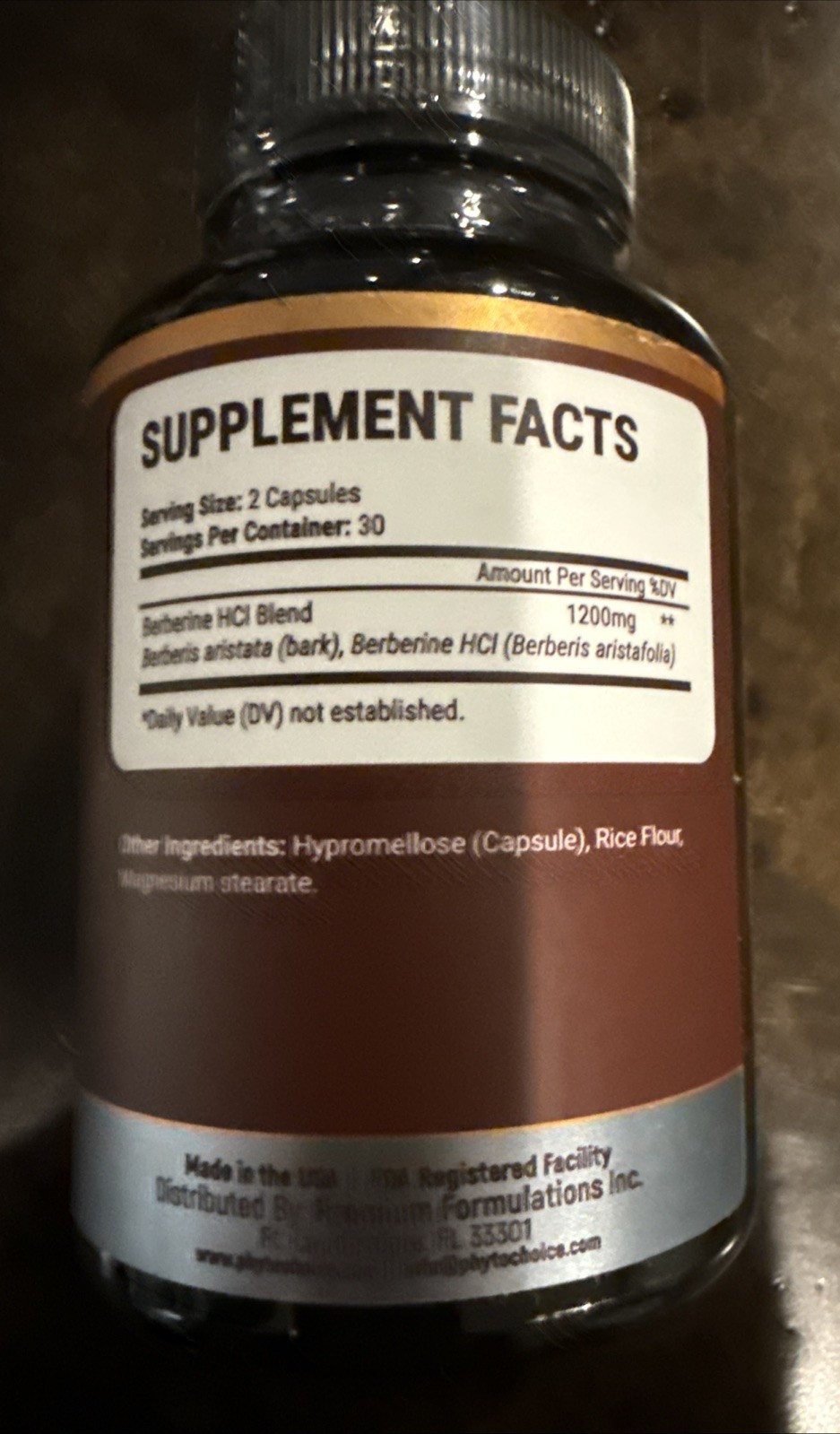 Berberine HCL Extract 60 Capsules-2 per serving EXP 11/28 NEW