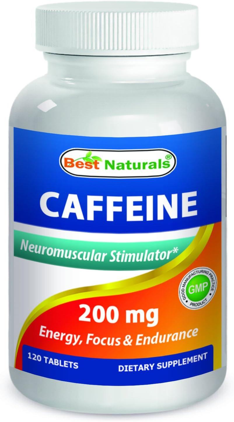 Caffeine Pills 200Mg, 120 Count