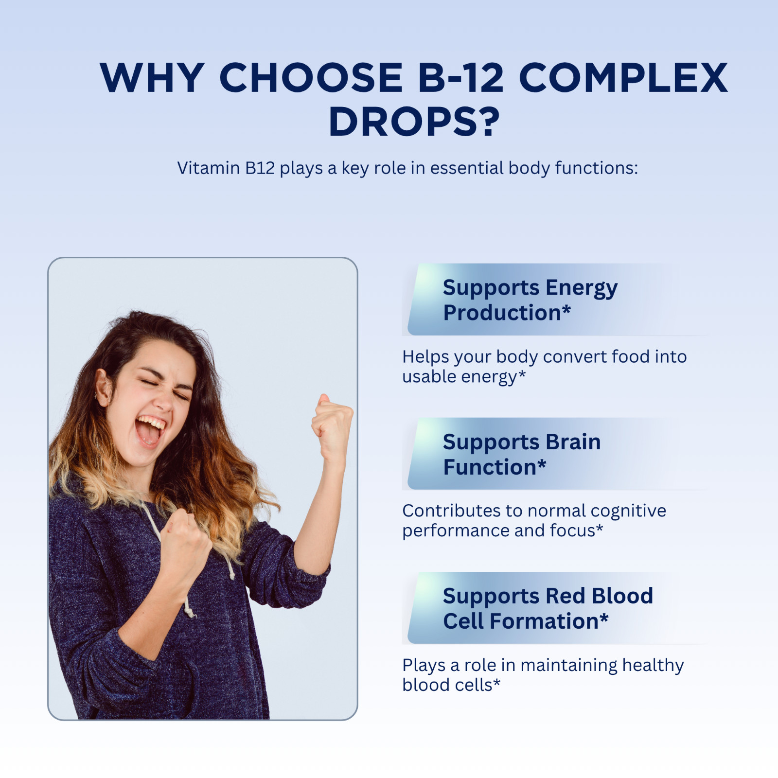 Pelican B-12 Complex Drops – Energy & Nervous System Support – 60 mL