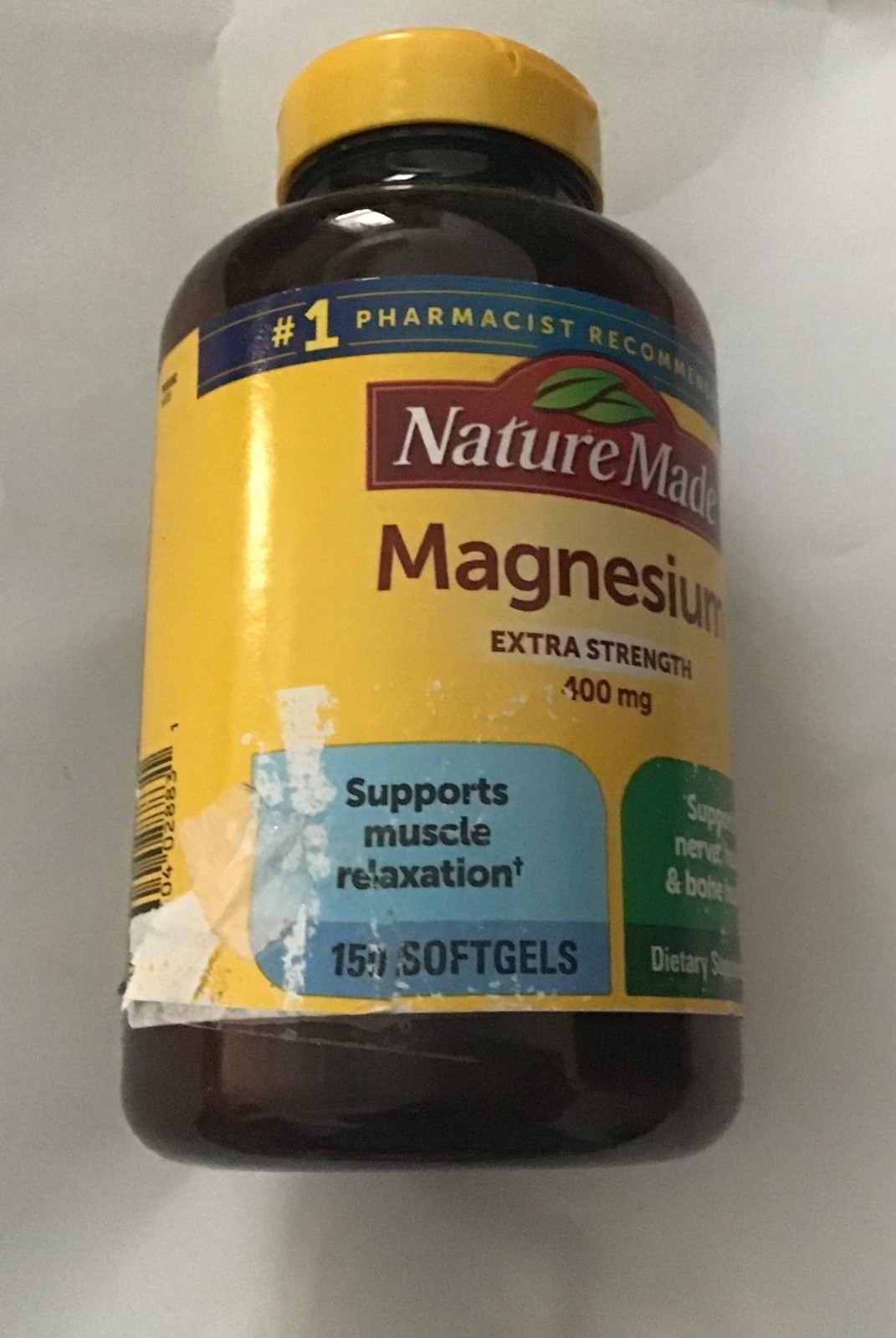 NEW Nature Made Magnesium, 400 mg 150 Count Exp