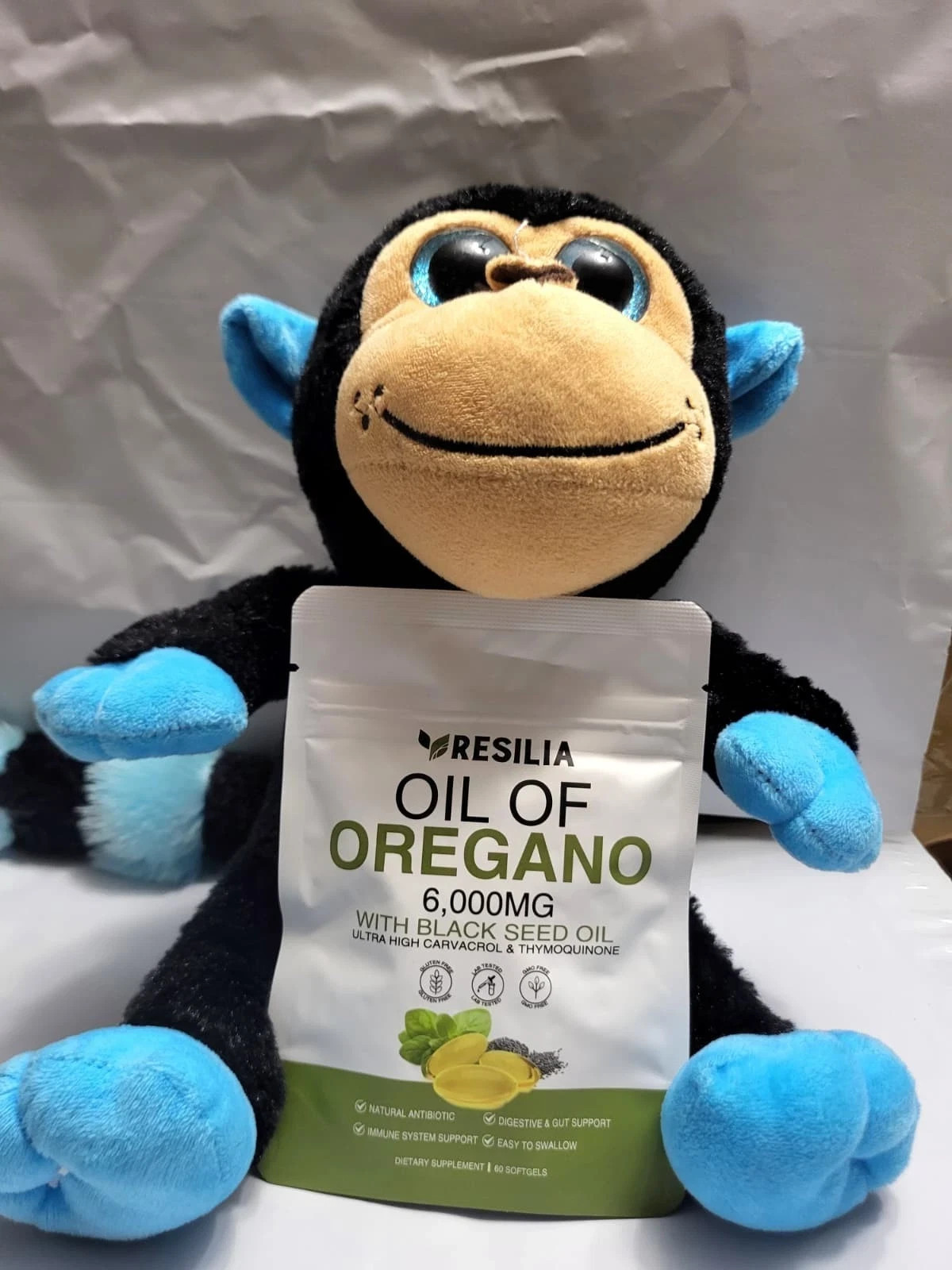 2 in 1 Oil of Oregano & Black Seed Softgels with Carvacrol , Immune Support