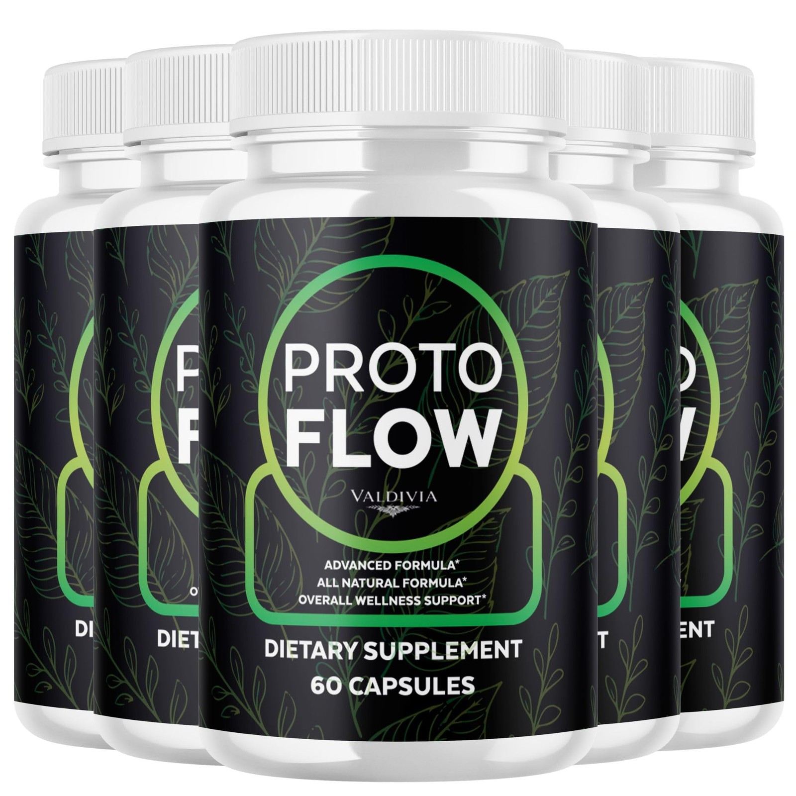 ProtoFlow Prostate Urinary Support Men Supplement Capsules 5 Pack 300Ct