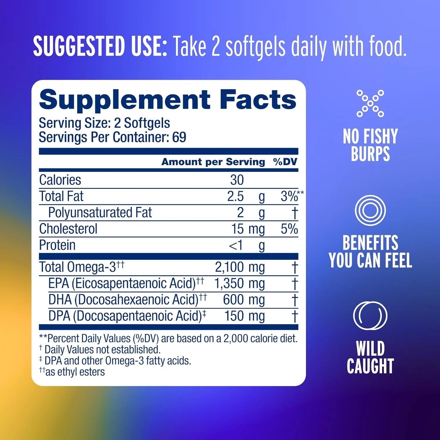 Oceanblue Professional Omega-3 2100Mg Fish Oil Supplement – Triple Strength09/27