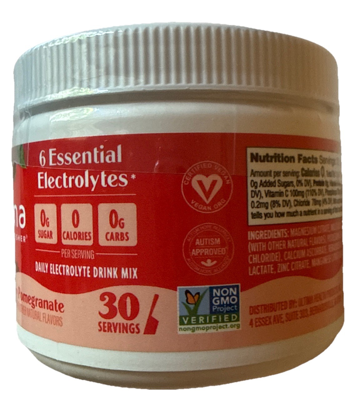 Ultima Replenisher Electrolyte Powder Cherry Pomegranate 30 Serv,105g, 04/2027