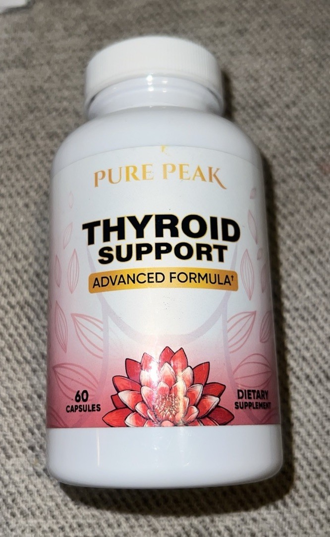 Pure PEAK THYROID SUPPORT, 60 Capsules Dietary Supplement | BB 2027