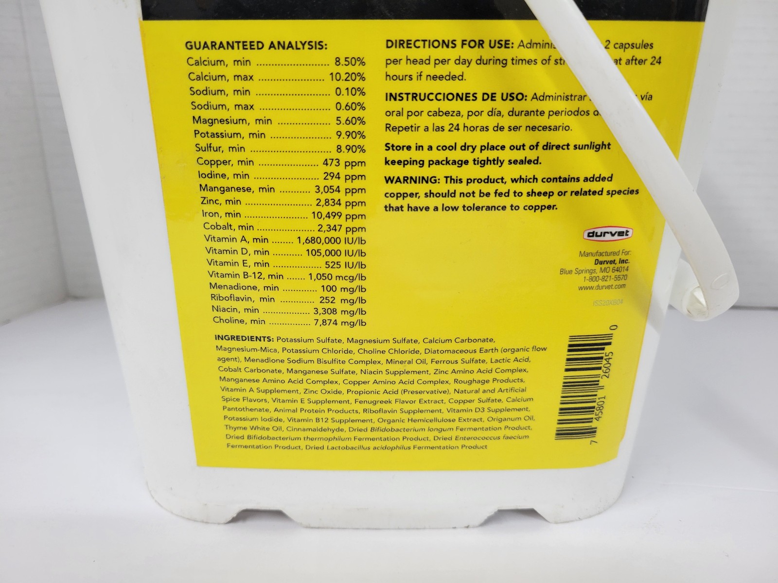 NEW – Durvet Durafight For Cow Stress 50 count capsules