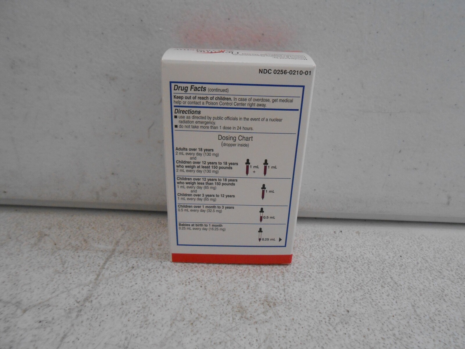 Potassium Iodide LIQUID 30mL Thyroshield THYRO SHIELD BLACK RASPBERRY *EXPIRED*