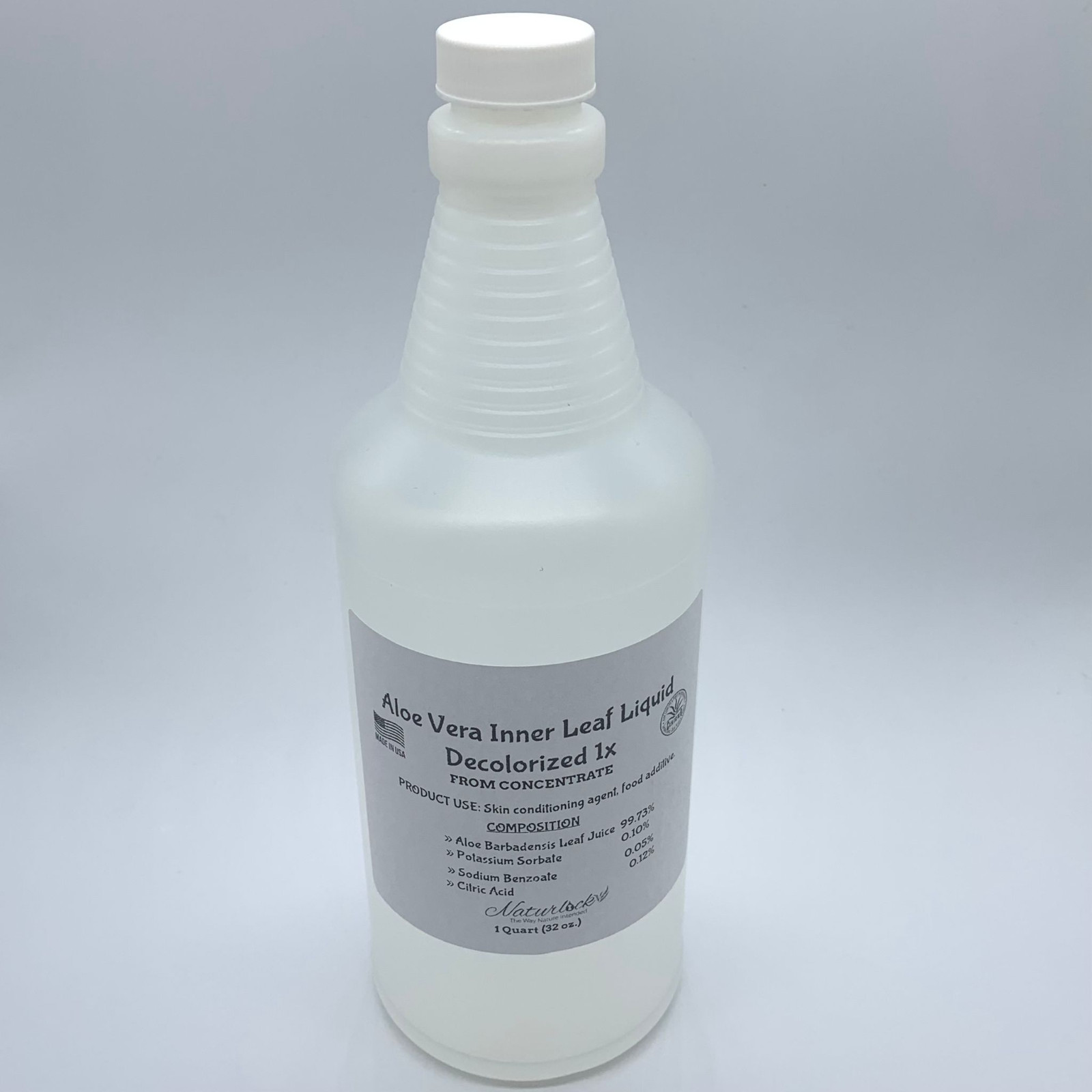 Aloe Vera Inner Leaf Liquid Extract Decolorized-1 Quart (32 oz) bottle