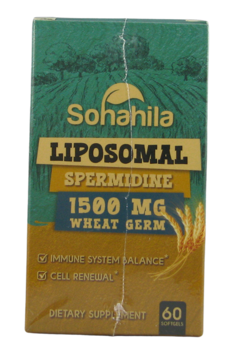 Sohahila 15MG Spermidine Supplement Liposomal Spermidine High Absorption 60 Soft
