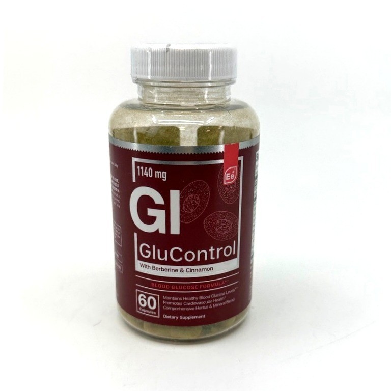 Essential Elements GI GluControl 1140mg Berberine Cinnamon 60 Capsules Exp 06/27