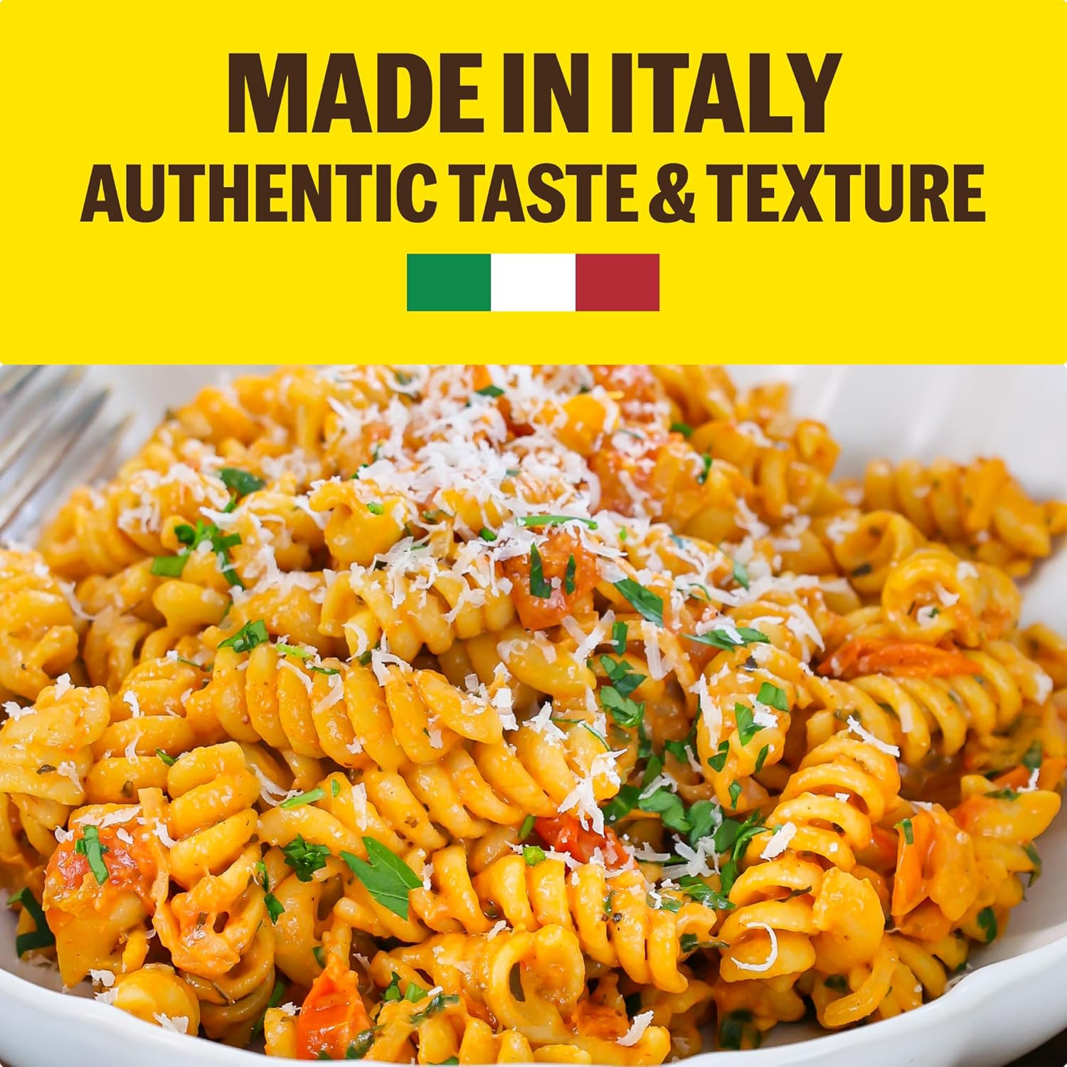 Fusilli Italian Protein Pasta | Low Carb | High Fiber | High Protein | Non-Gmo |