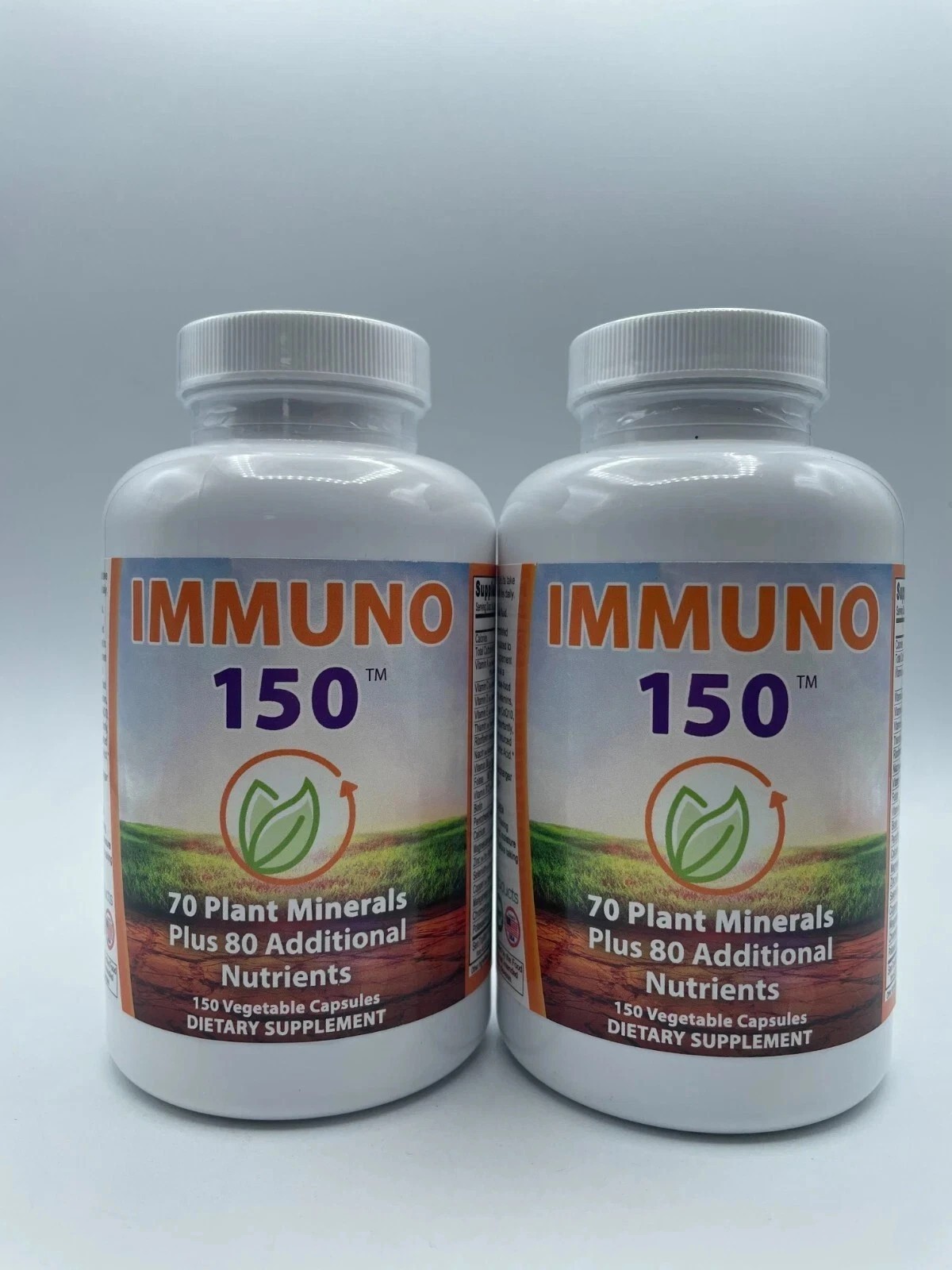 2 Bottle IMMUNO 150 THE ULTIMATE MULTI VITAMIN, IMMUNE BOOSTER. 150 CAPSULES