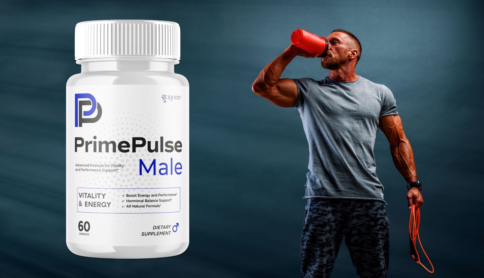 (2 Pack) Prime Pulse Advanced Male Pills PrimePulse Vitamin Supplement 120 Caps