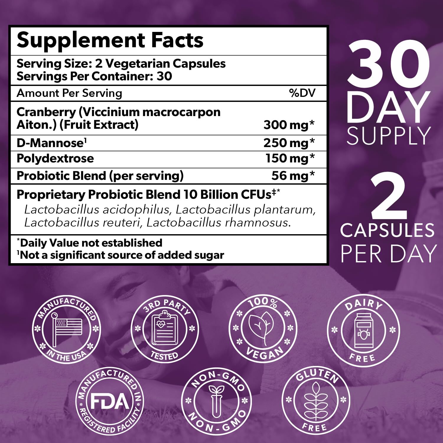 Flora Bloom Probiotics for Women Supplement Feminine Formula for UTIS and GBS