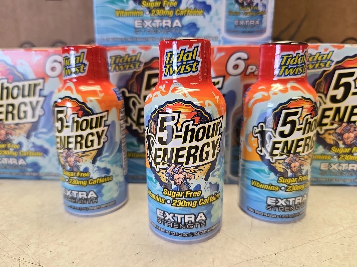 NEW 5-Hour Energy Extra Strength Tidal Twist 6-Pack Lot of 4 +3(27 Total) 1.93oz