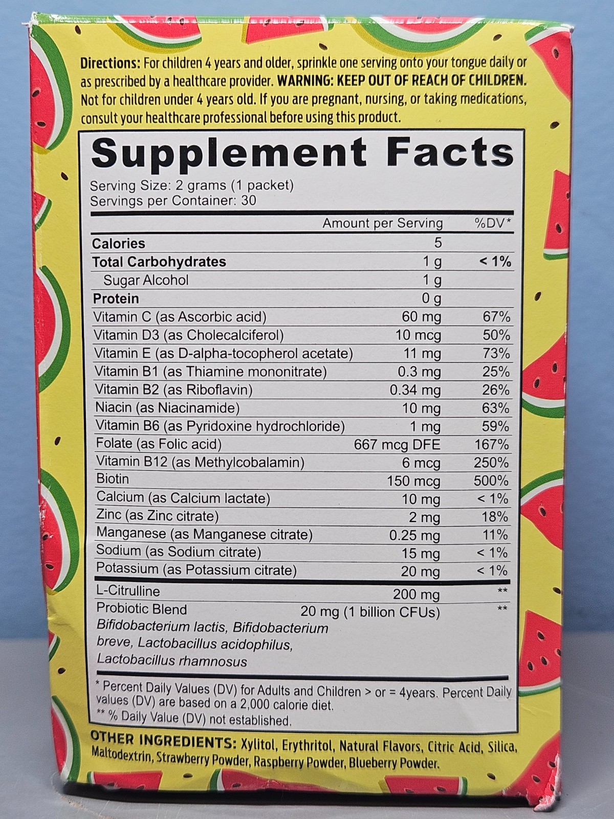 Youngevity Kid Sprinklz Watermelon Mist Vitamin 2.1 oz – New & Sealed Exp 1/2028