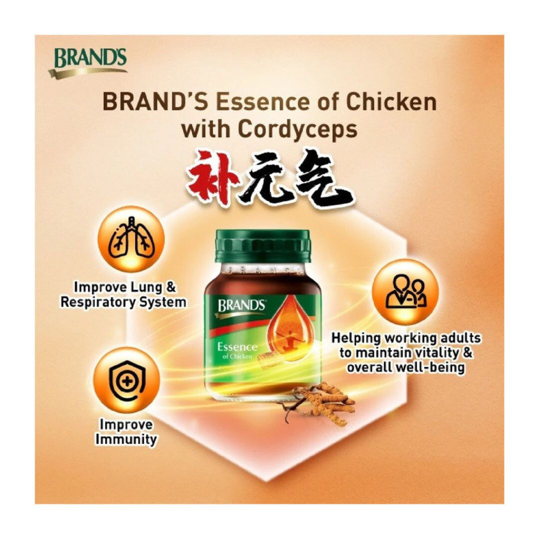 BRAND’S Essence of Chicken with Cordyceps (12’s x 70g)