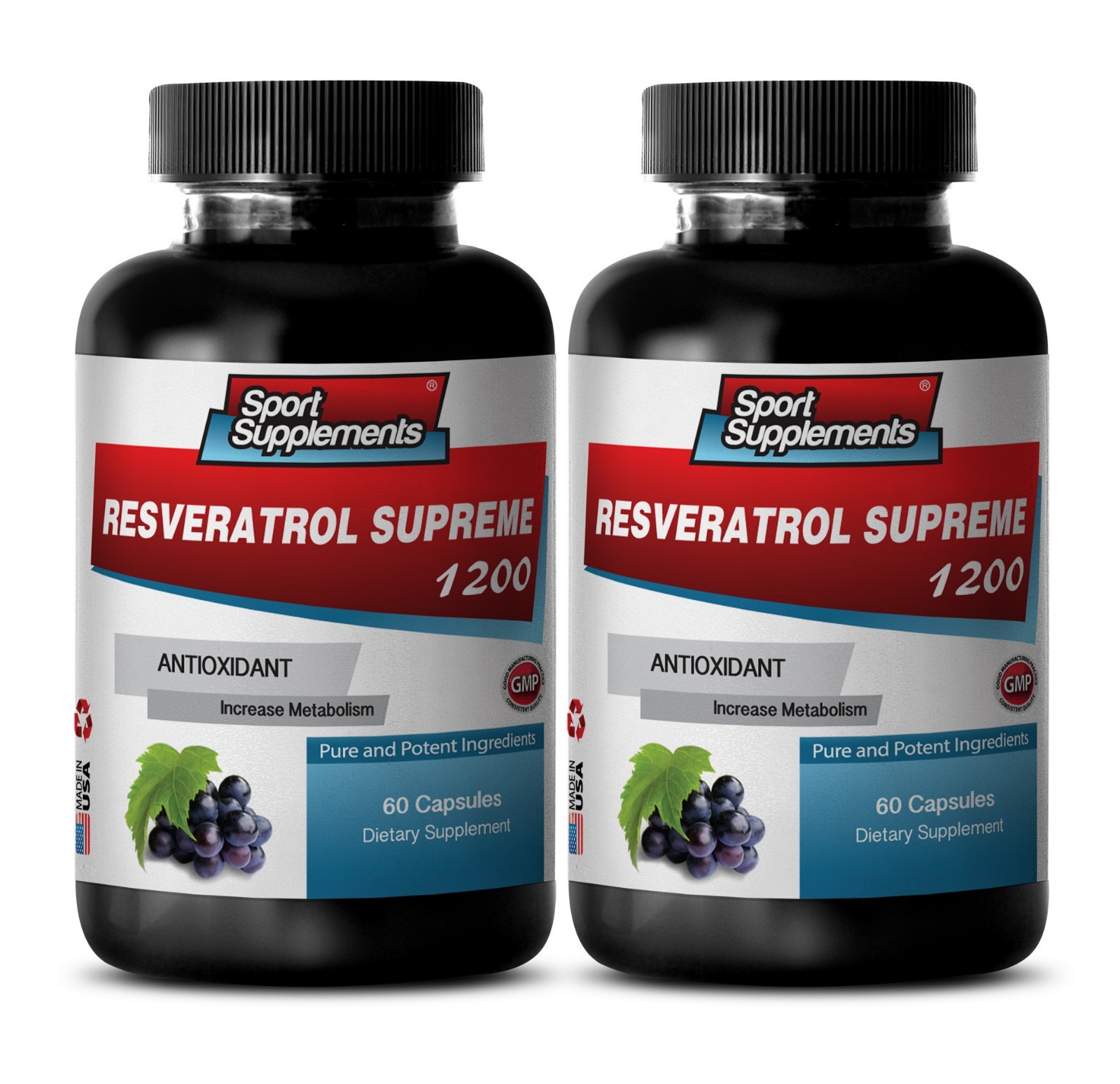 Antioxidant Supplement – Resveratrol Supreme 1200mg – IMMUNITY BOOSTER 2B